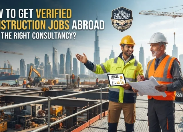 How to Get Verified Construction Jobs in Abroad with the Right Consultancy?