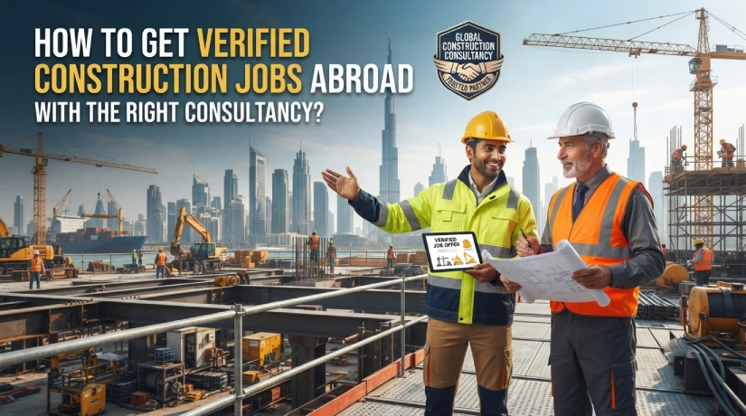 How to Get Verified Construction Jobs in Abroad with the Right Consultancy?