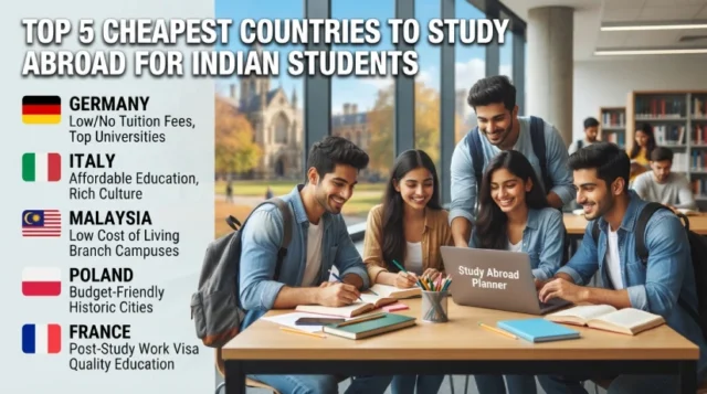 List of the Top Cheapest Countries to Study Abroad for Indian Students